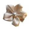 A light pink ribbon flower hairpin, a sweet Korean headwear for women, and a fresh and cute hairpin Item Picture